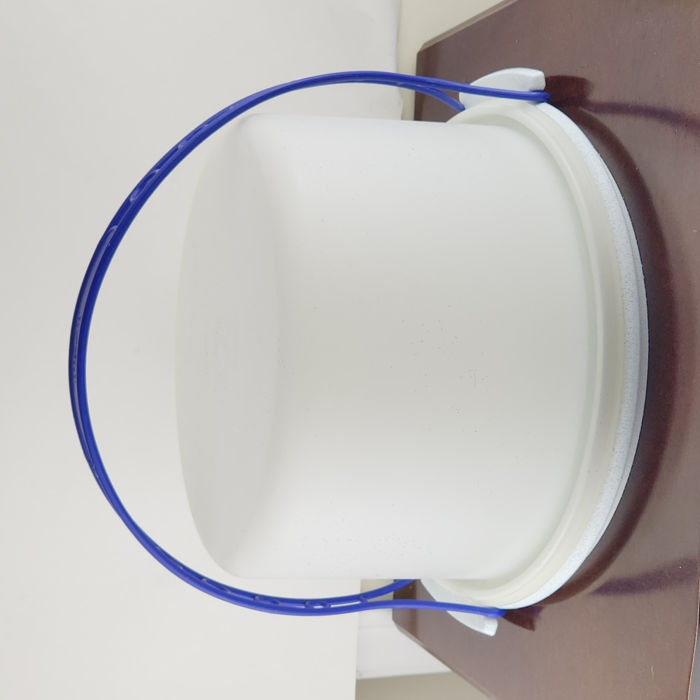 Tupperware cake taker carrier with blue handle